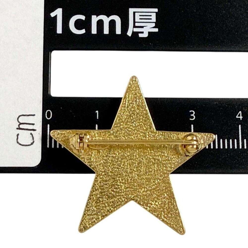 CHANEL Authentic Black Logo Brooch - Picture 8 of 10